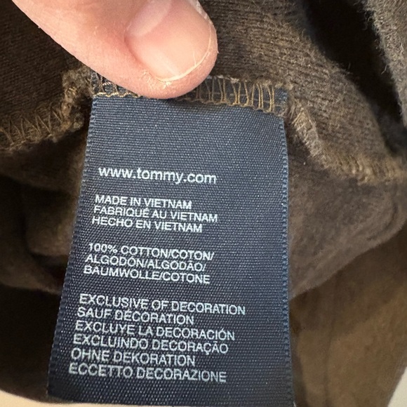 Tommy Hilfiger Women's Brown V-Neck Long Sleeve Top Size XXL - Picture 4 of 4